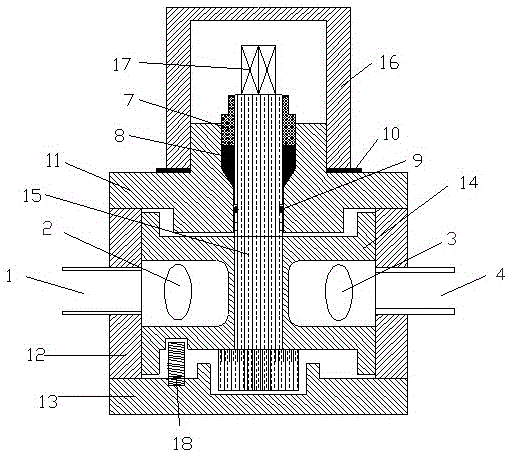 Six-way valve