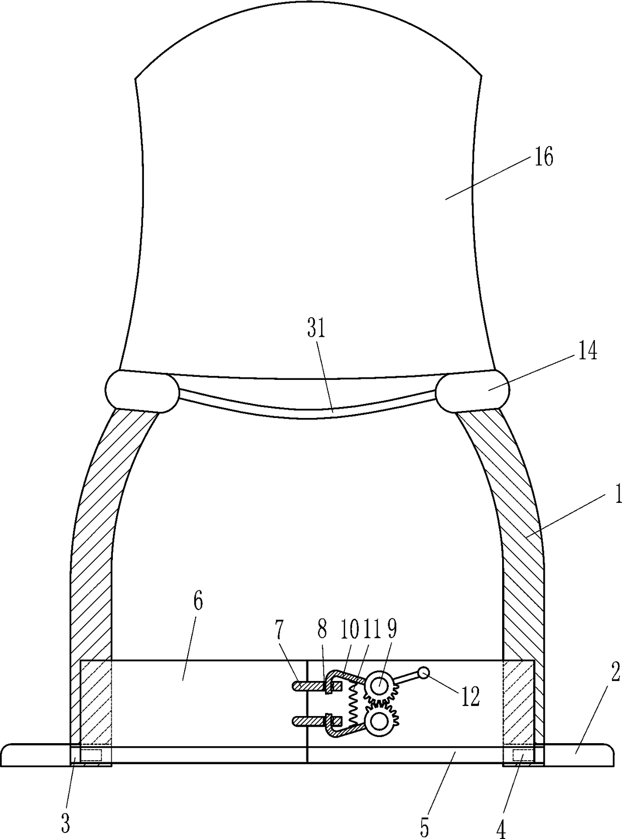 Chair for exercising crotch strength for pregnant women