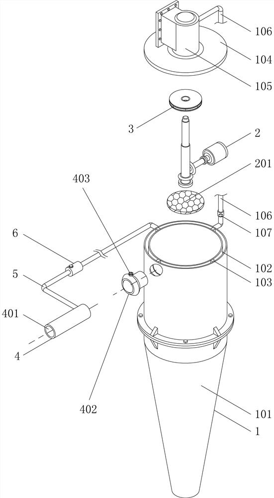 A highly stable shale gas desanding device with a gravel storage mechanism