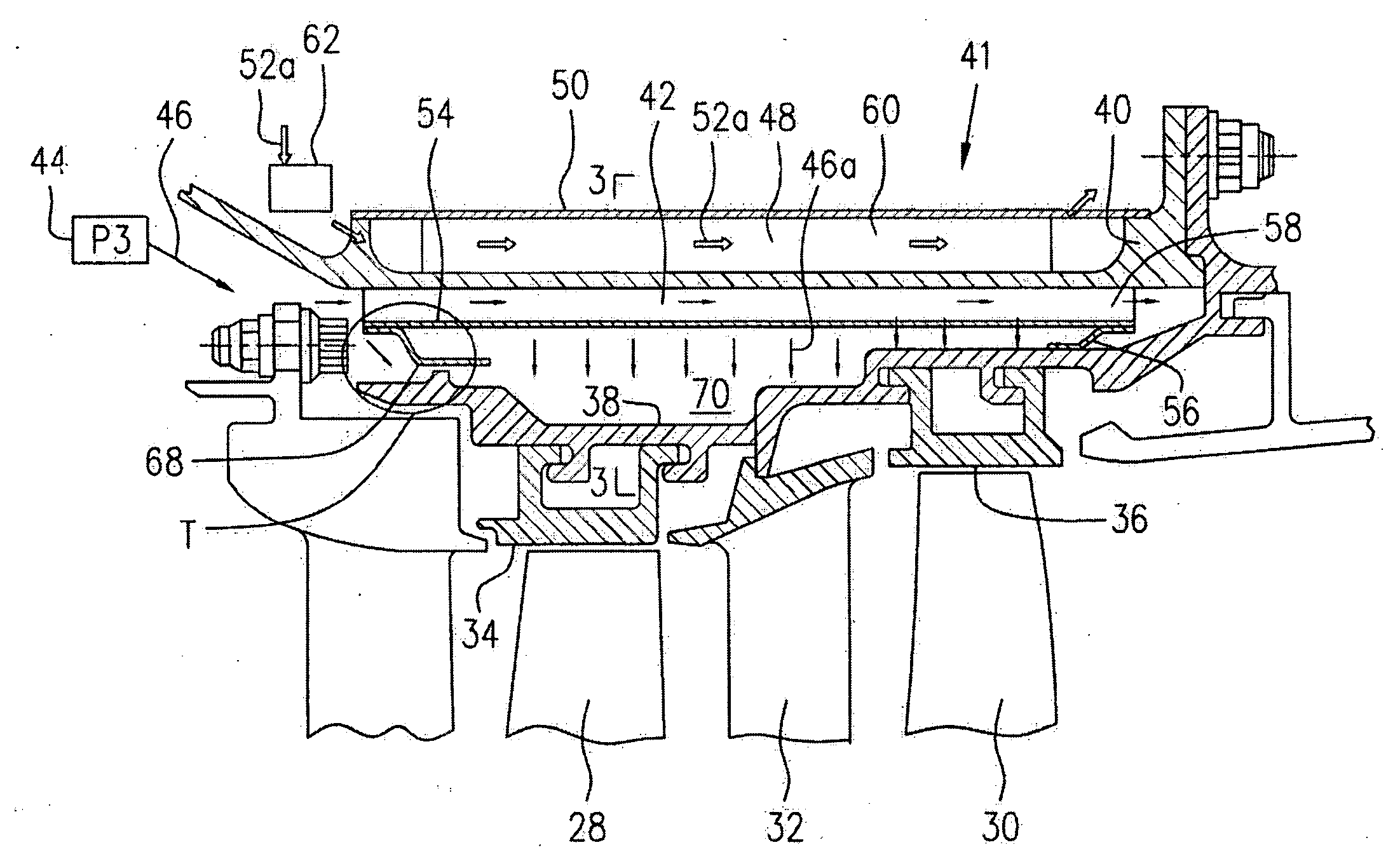 Heat exchanger to cool turbine air cooling flow