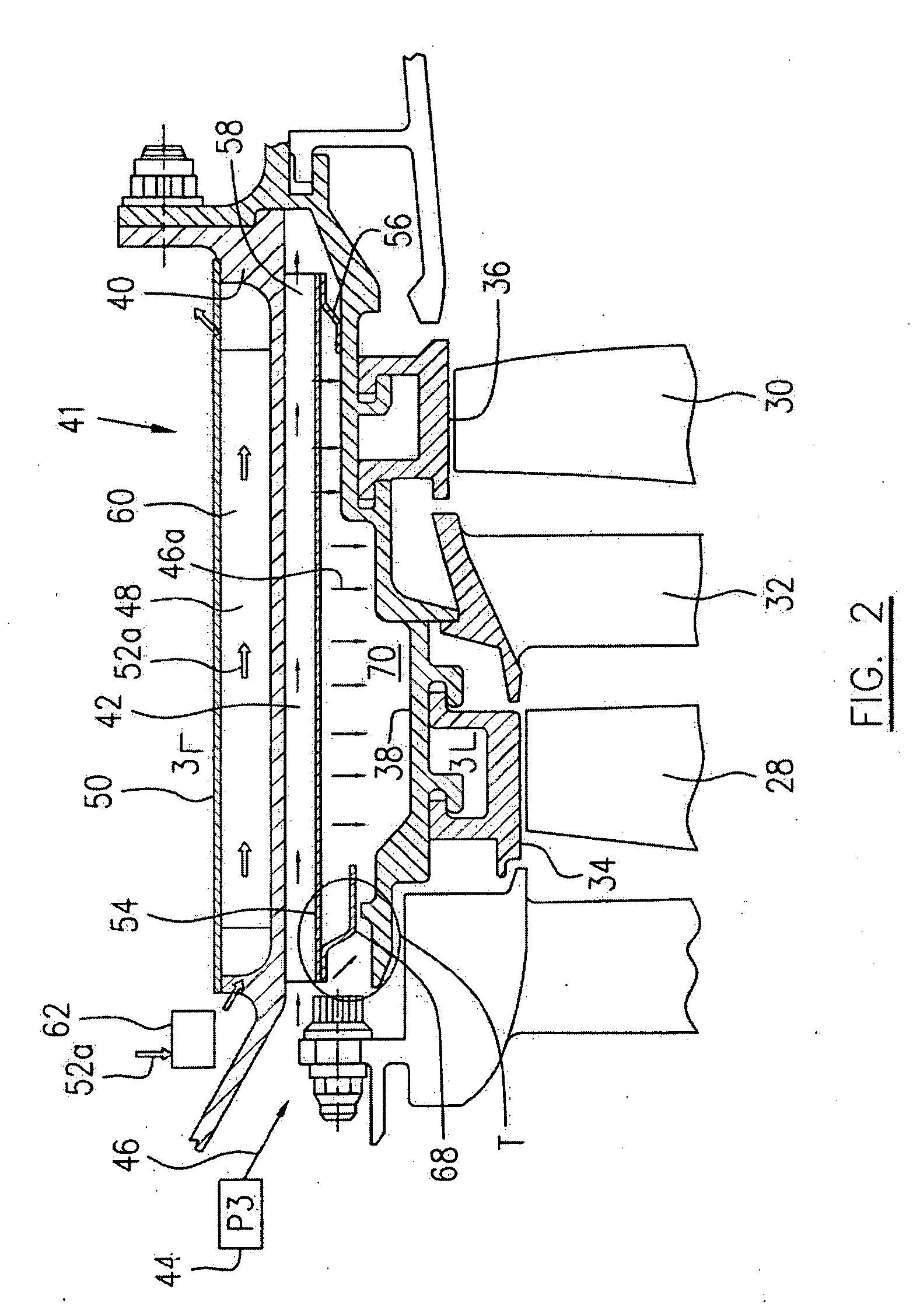 Heat exchanger to cool turbine air cooling flow