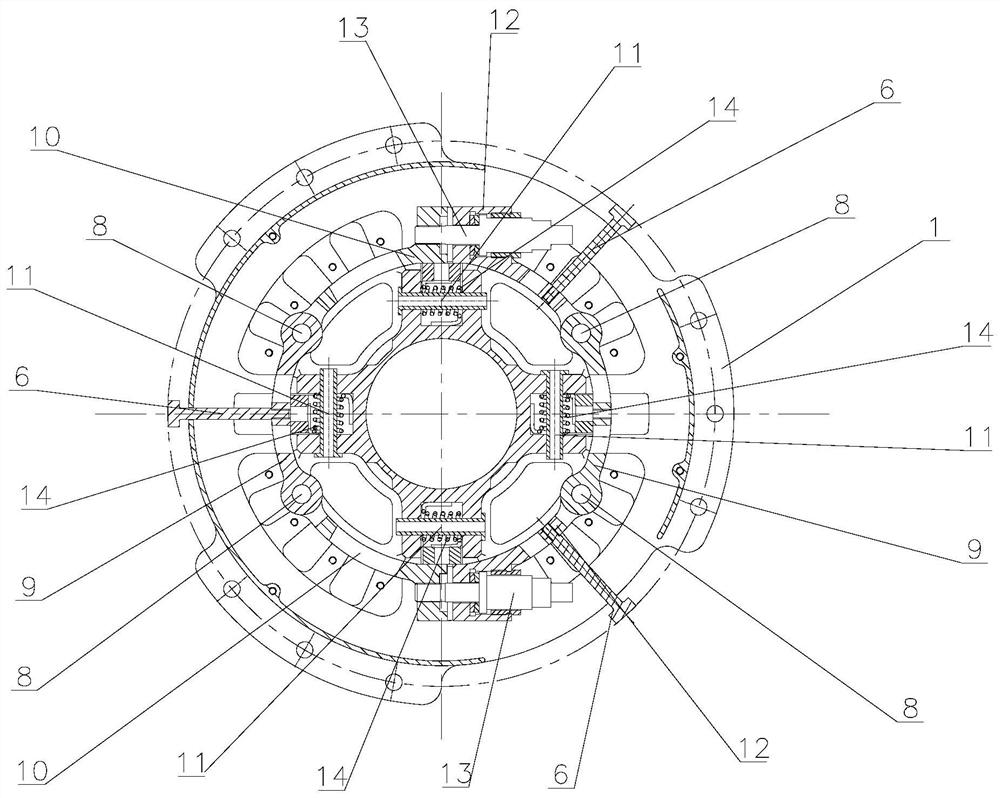 Passive space locking and releasing device