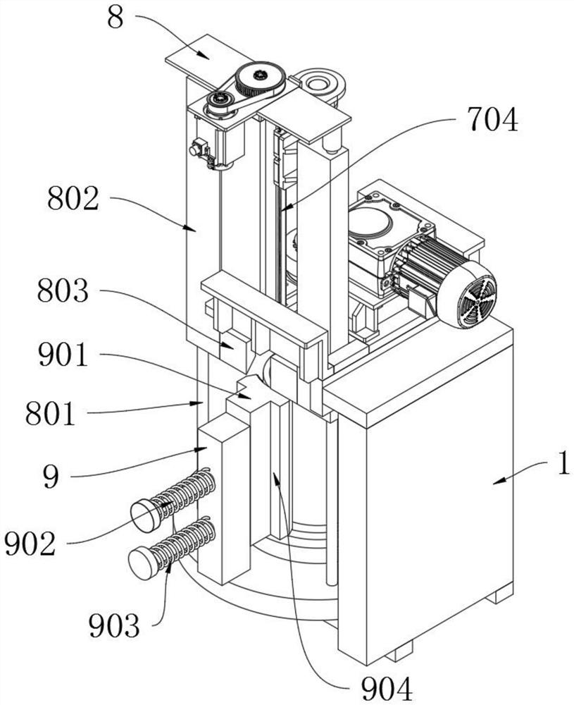 Round pipe inner wall rustproof polishing device based on machining