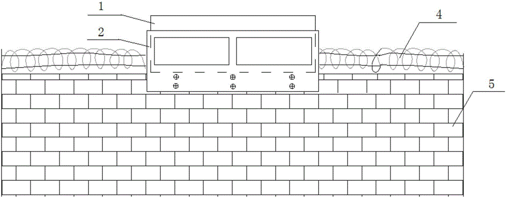 Transformer substation enclosing wall sound insulation device