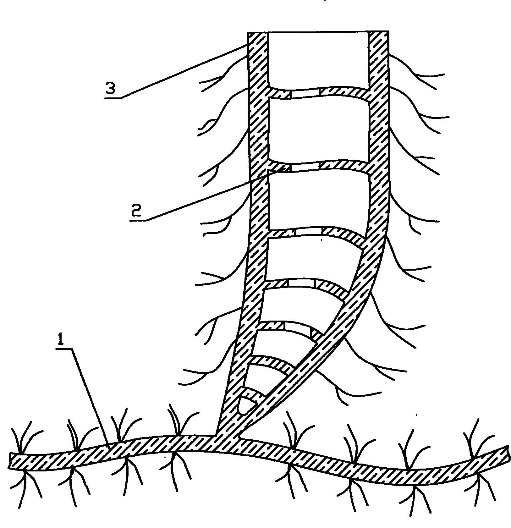 Method for removing bamboo stump from phyllostachys pubescens mazel