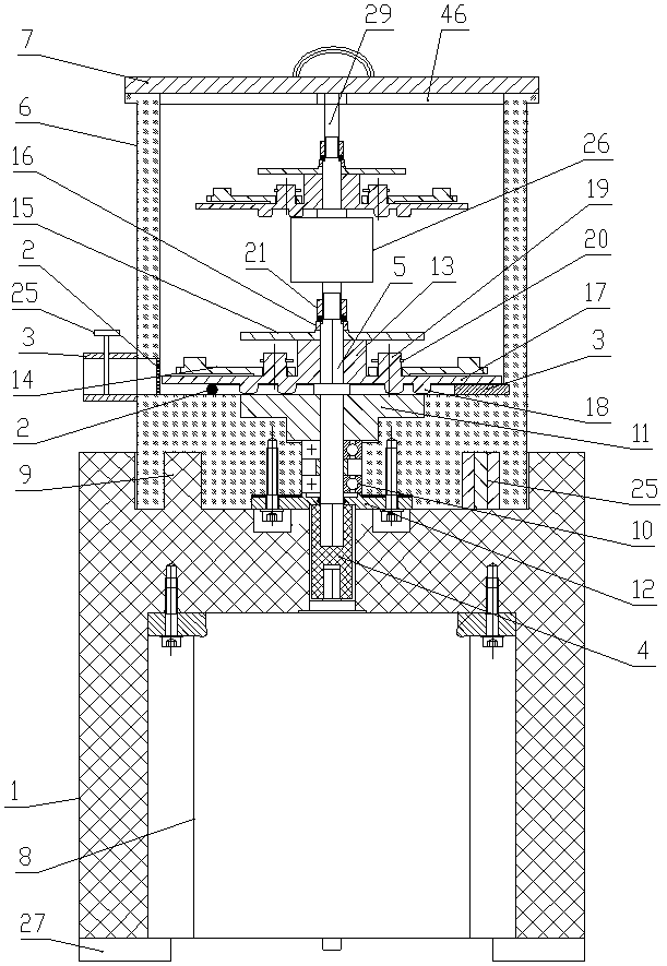 Household single-motor processor for rotating food waste forwardly and reversely and crushing food waste