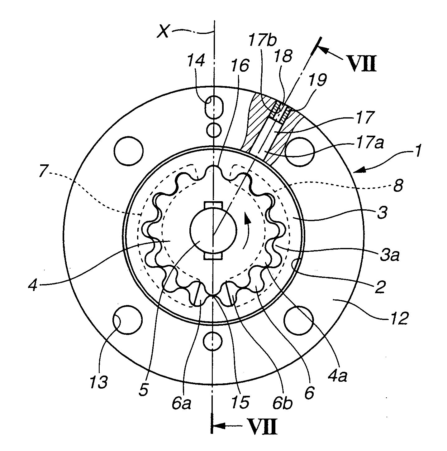 Trochoid pump