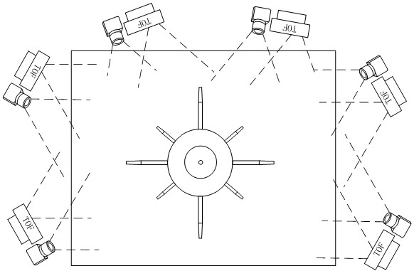 Three-dimensional oil flow VR online measurement and display system and working method thereof