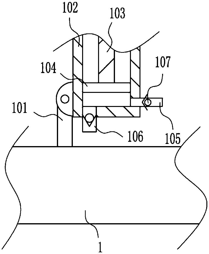 Flood flowing direction transferring device for irrigation and water conservancy