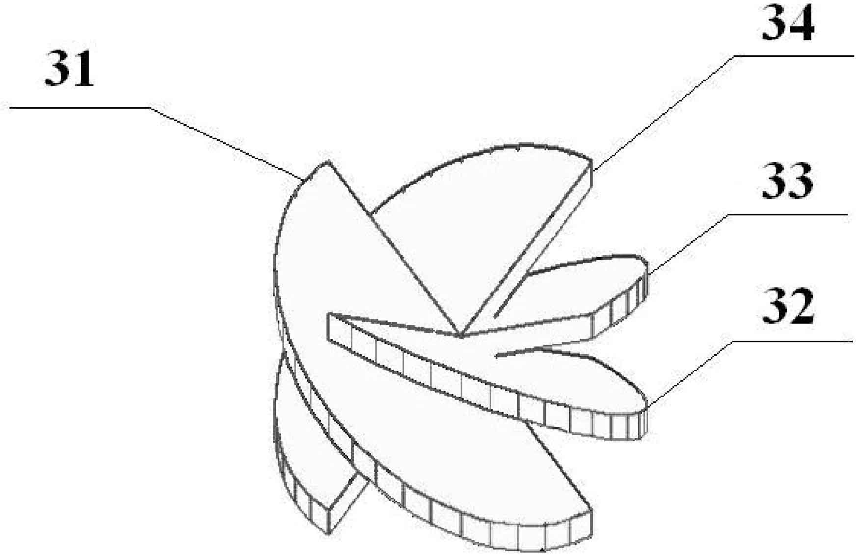 Pipeline flow deflector type oil-water separator and water removing device thereof