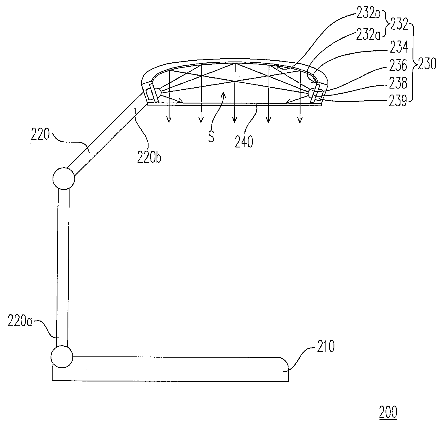 LED table lamp