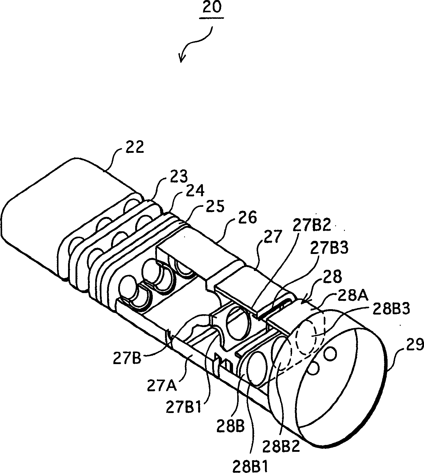 Colour kinescope device