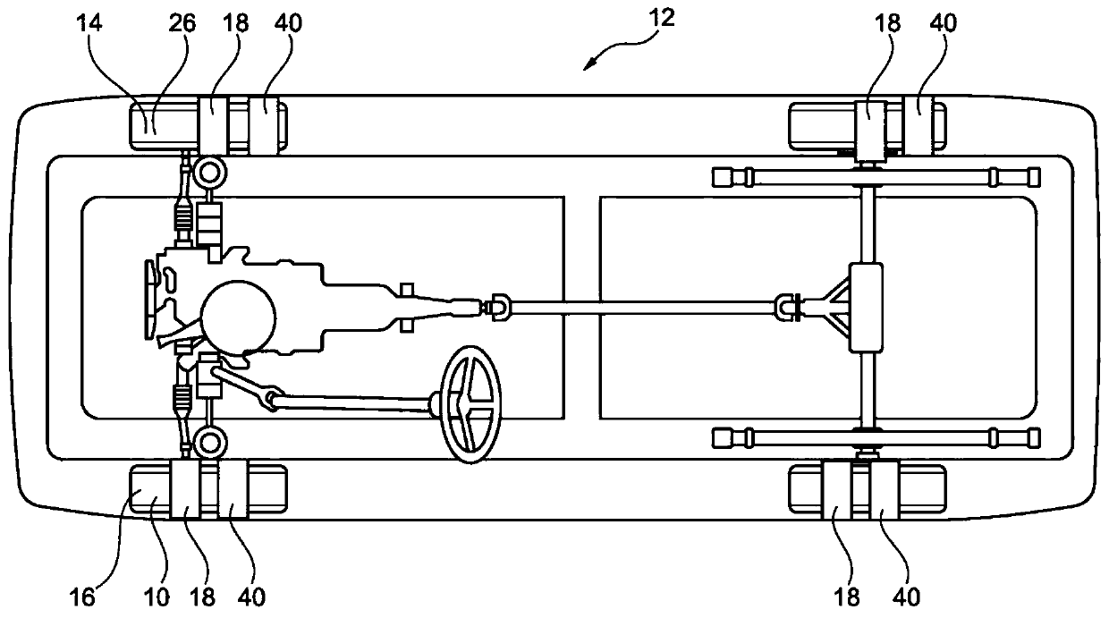 Motor vehicle wheel with device for updating wheels