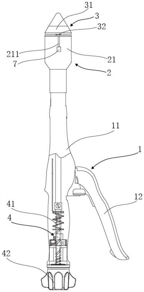 Anorectal anastomat having functions of medicating and treating