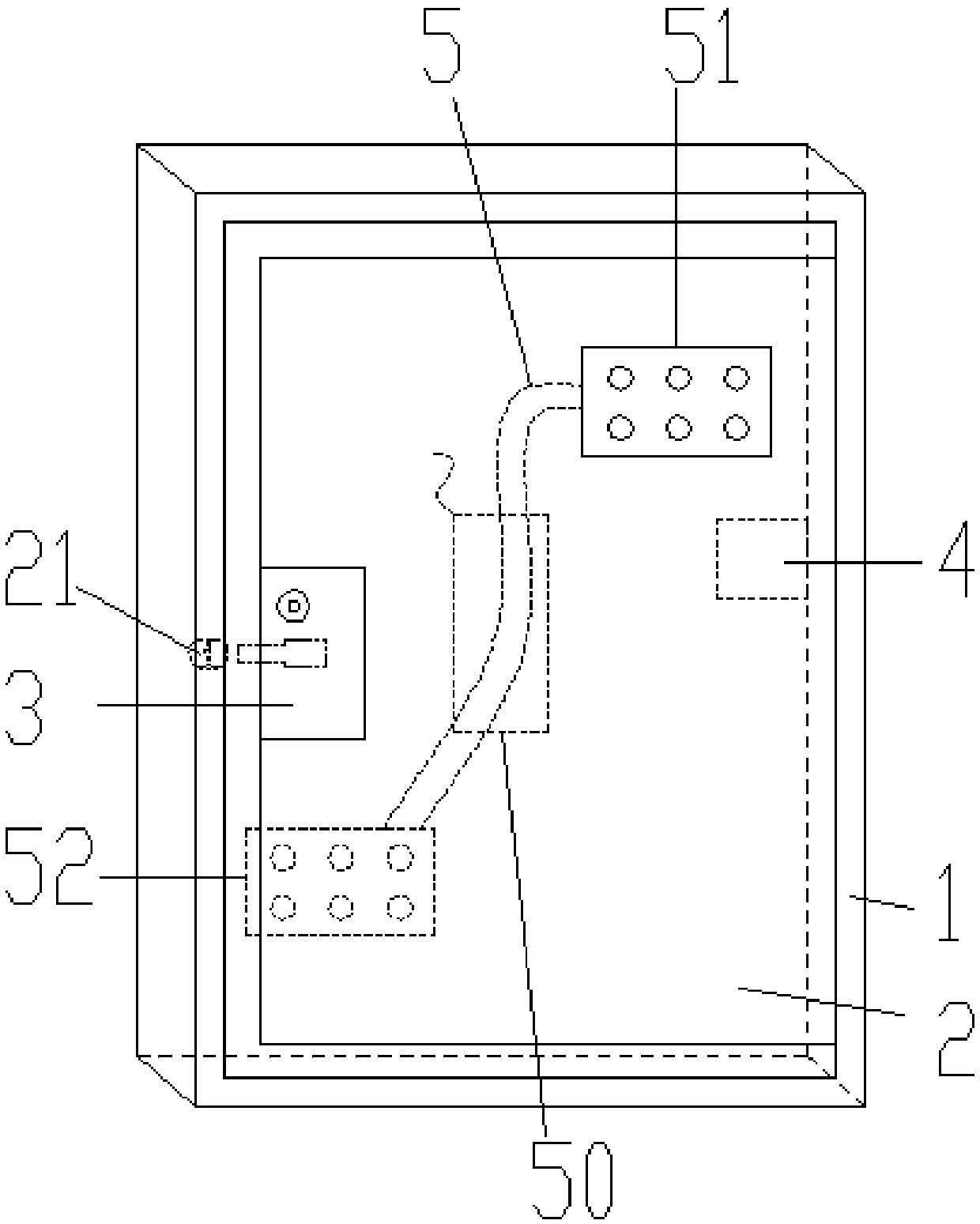 Communication cabinet with communication cabinet spring bolt management mechanism