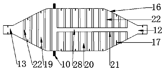 Cylinder drying machine with cooling segment