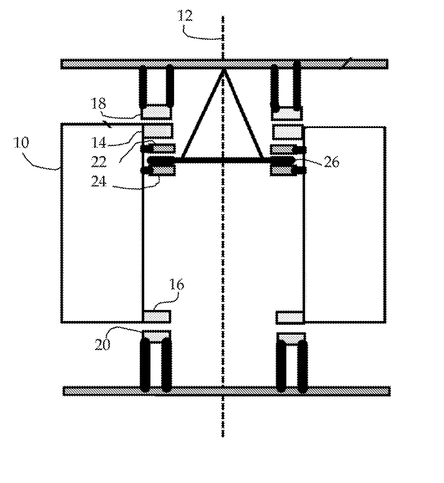 Passive magnetic bearing system