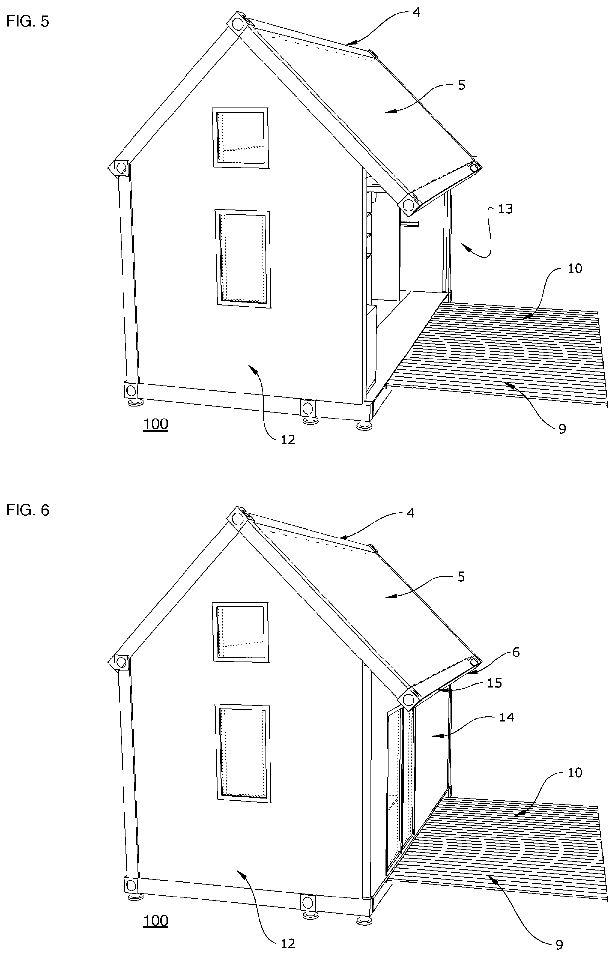 Convertible shipping container