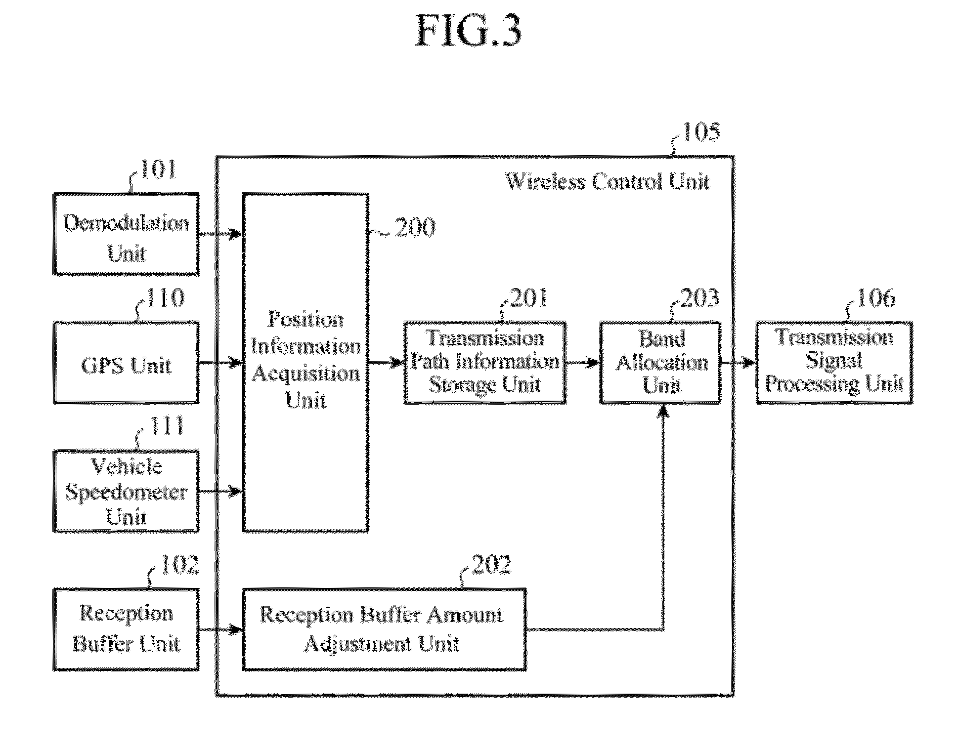 On-board wireless communication apparatus and on-board wireless communication system