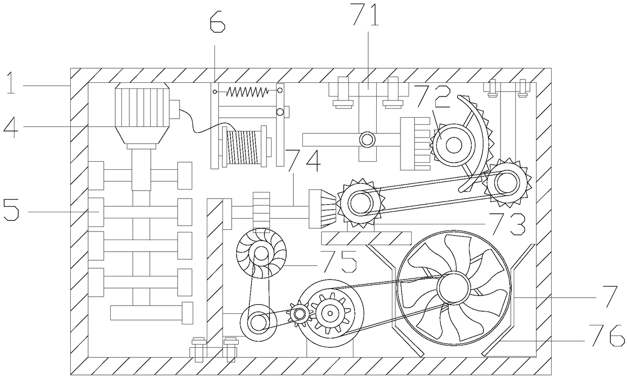 Heat dissipation apparatus used for vehicle battery