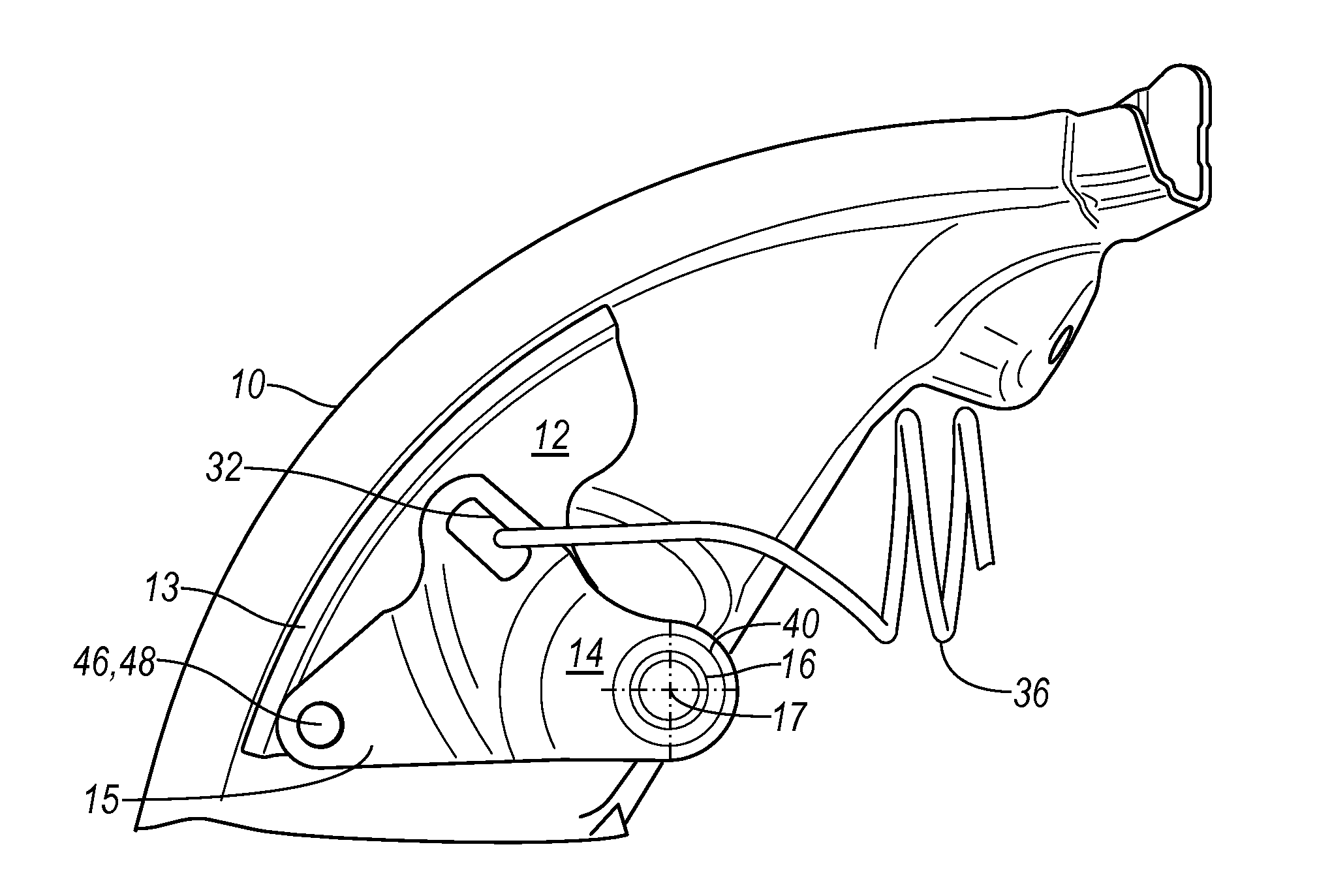 Decklid Hinge Spring Installation Mechanism