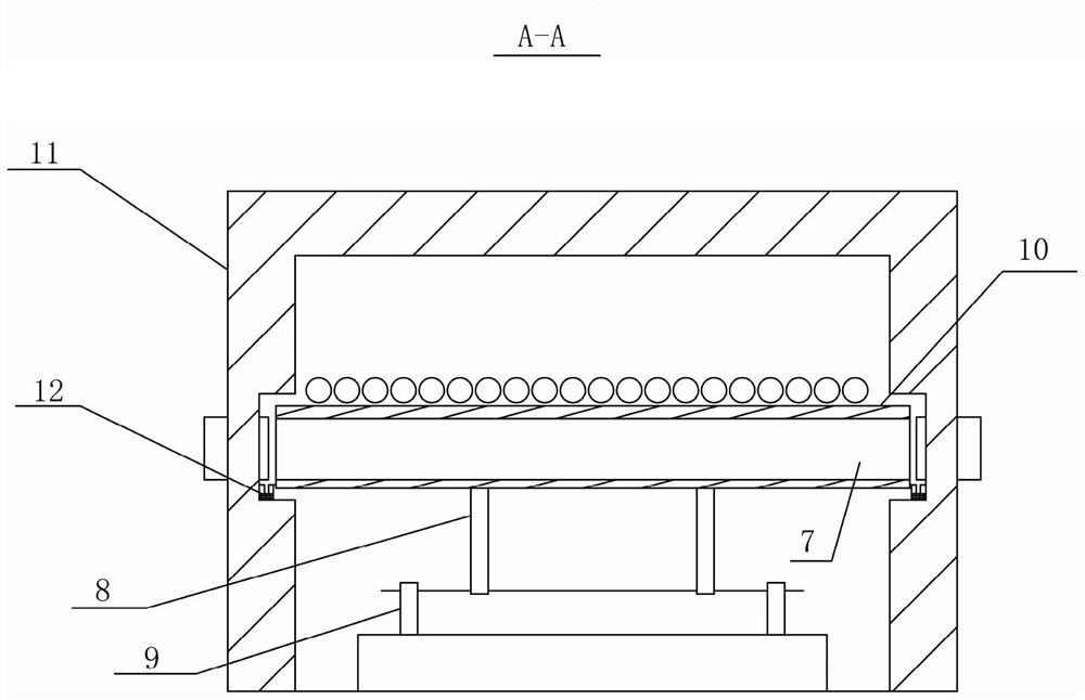 A pulse combustion rotary hearth furnace