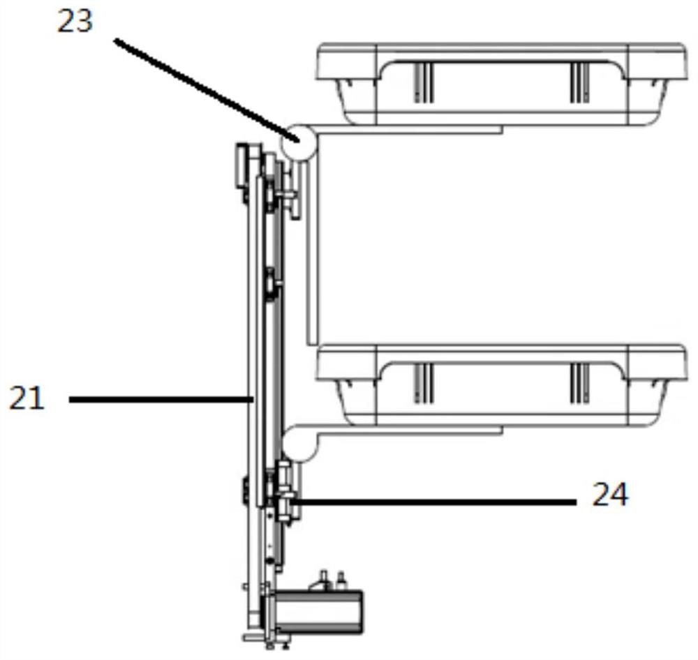 Automatic tray supply device, tray arrangement table with automatic tray supply device and security check system with automatic tray supply device