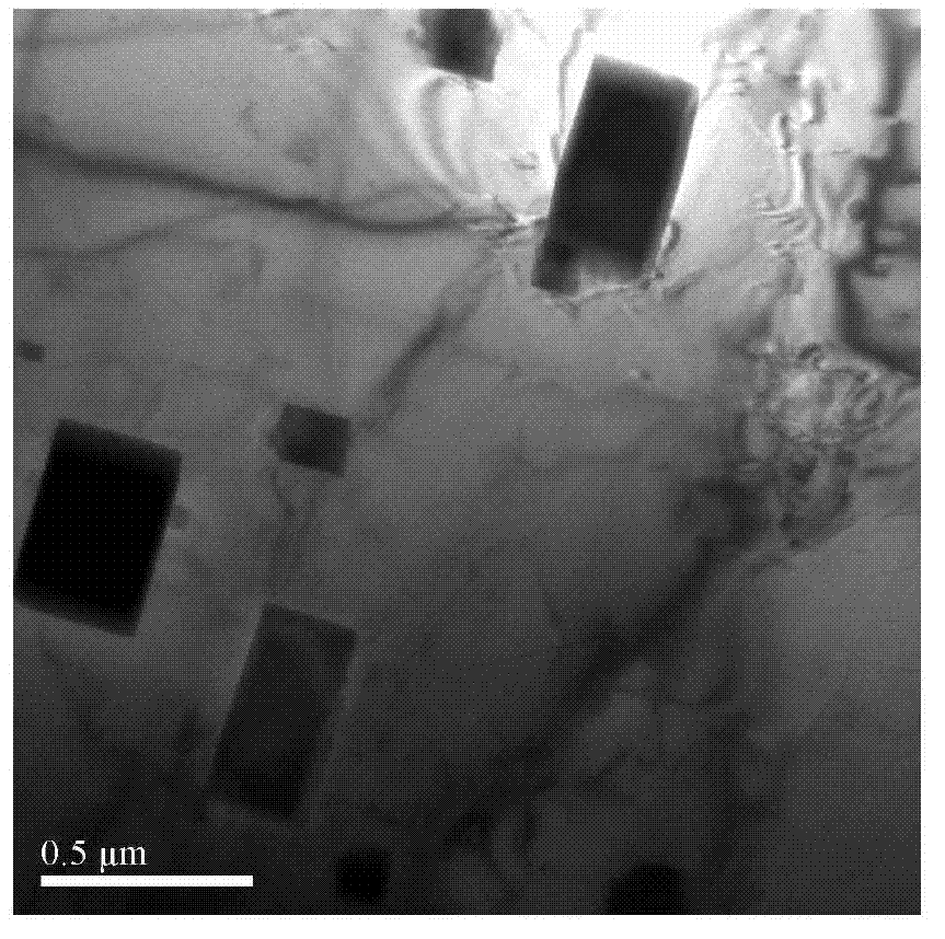 Dispersed precipitated phase strengthened austenitic stainless steel with high Cr and high Ni and thermal processing method