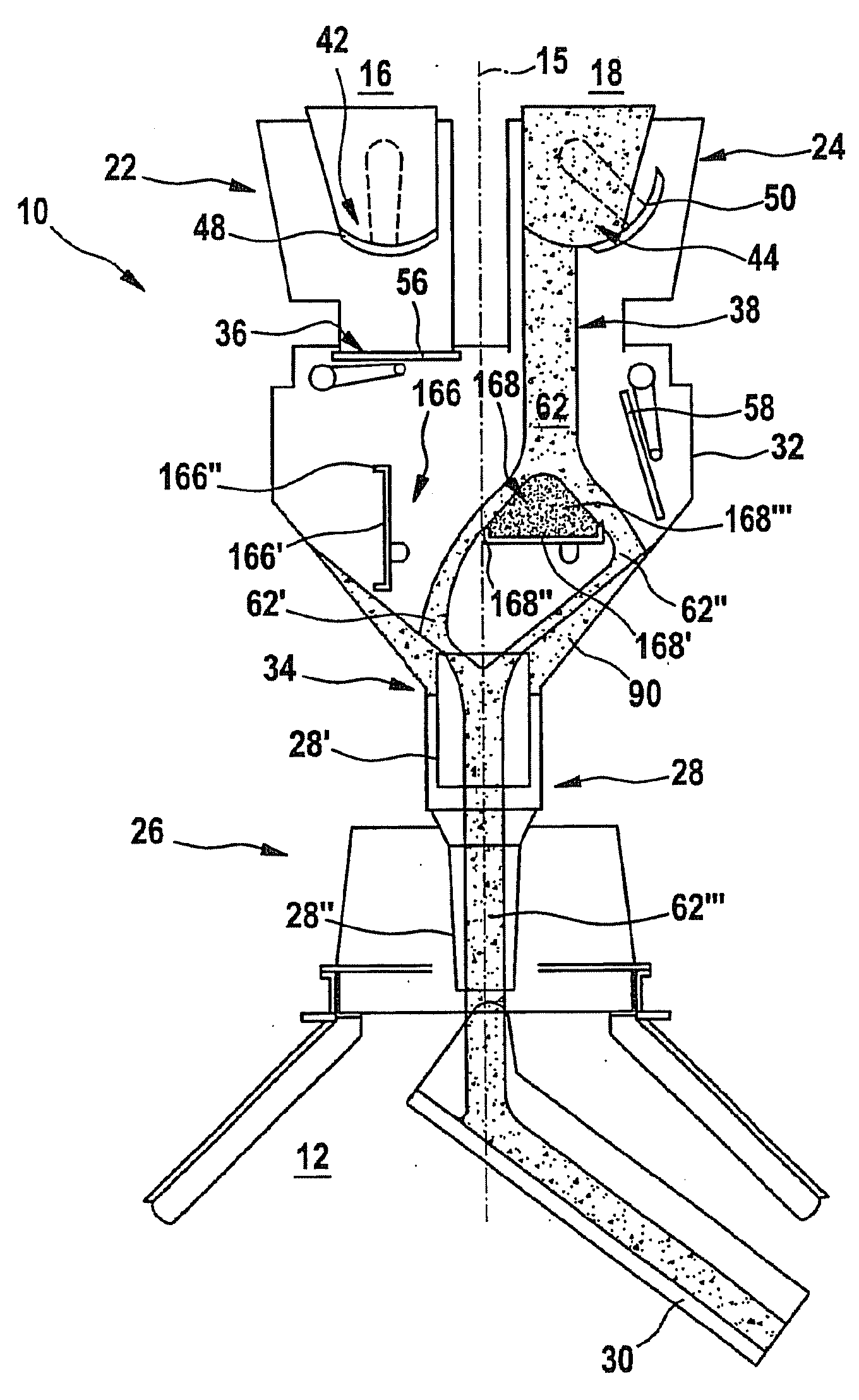 Charging device for a shaft furnace