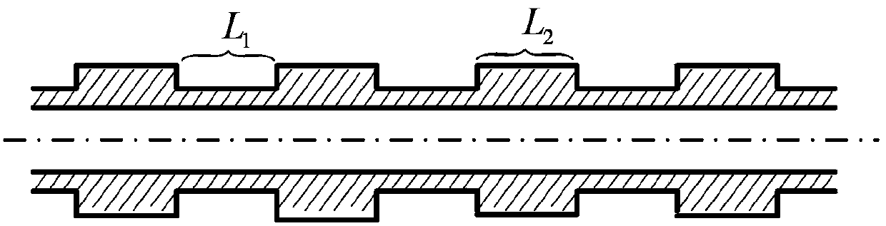 Passive suppressing method for downhole noise and echo for sound transmission technology of drill string