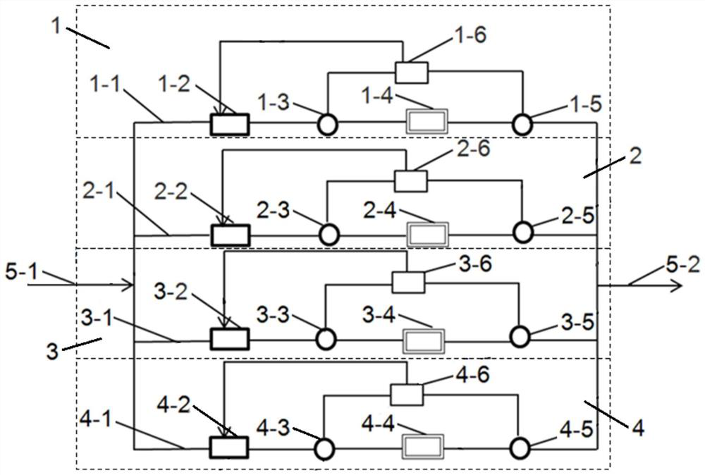 A cooling control device and control method for a single-point unbalanced casting special-shaped billet crystallizer