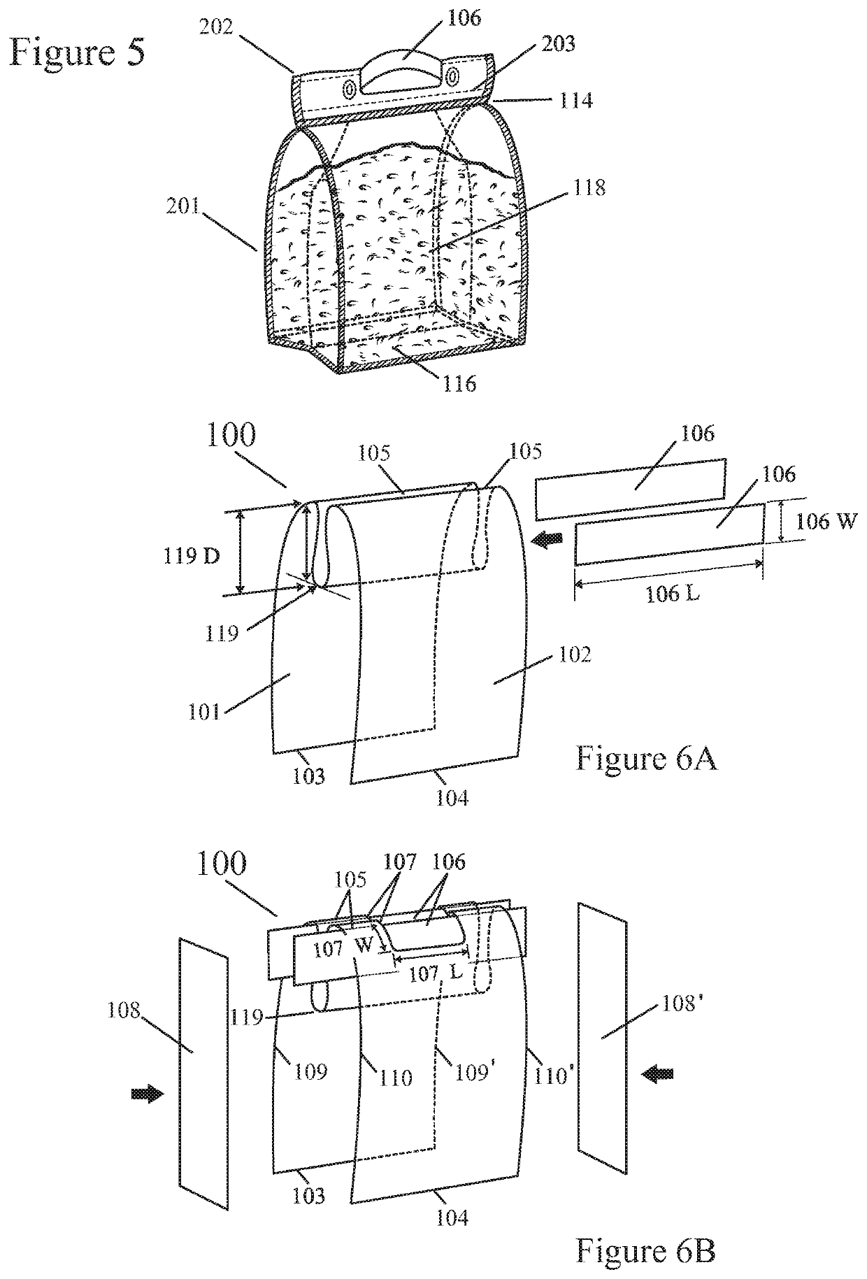 Bag With Handle And Method For Manufacture Thereof