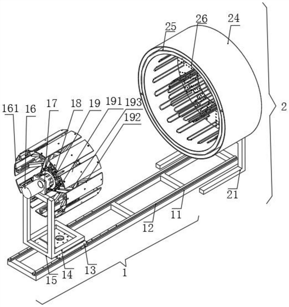 Expanding and supporting device for thermal insulation pipe