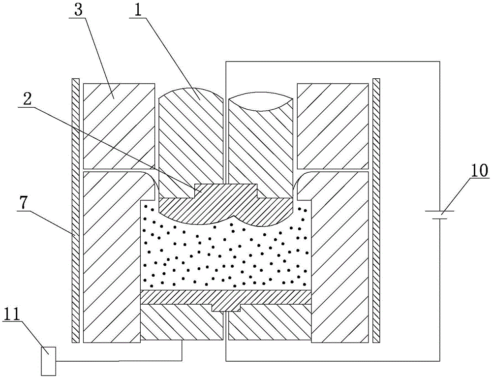 Board drawing forming device and method based on electrorheological fluid