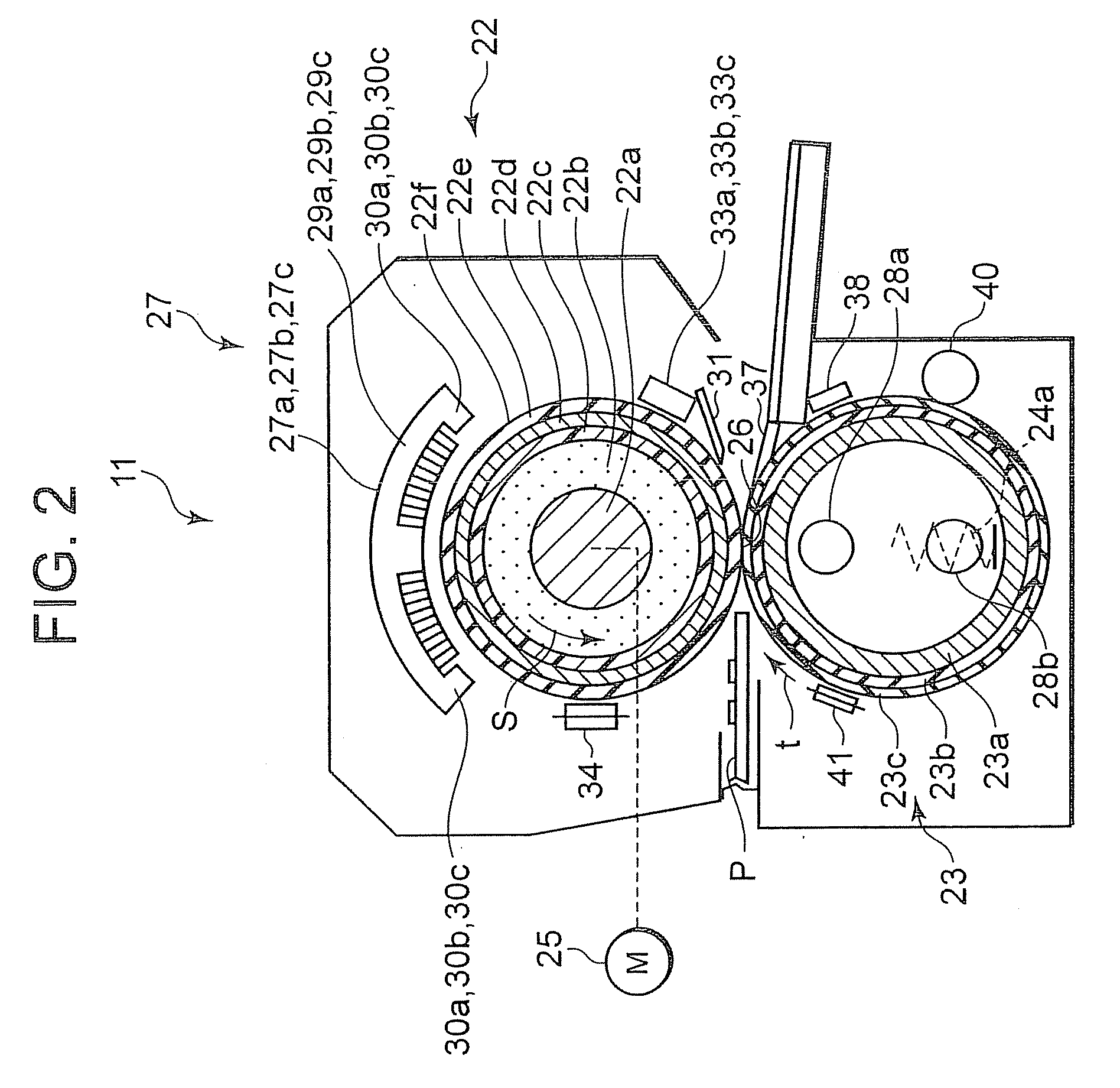 Fixing device for image forming apparatus and control method thereof