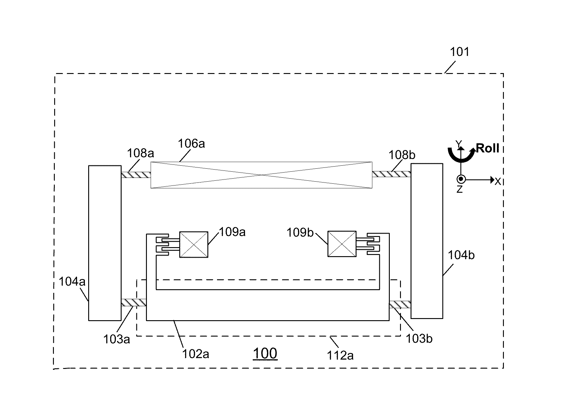 Micromachined gyroscope including a guided mass system