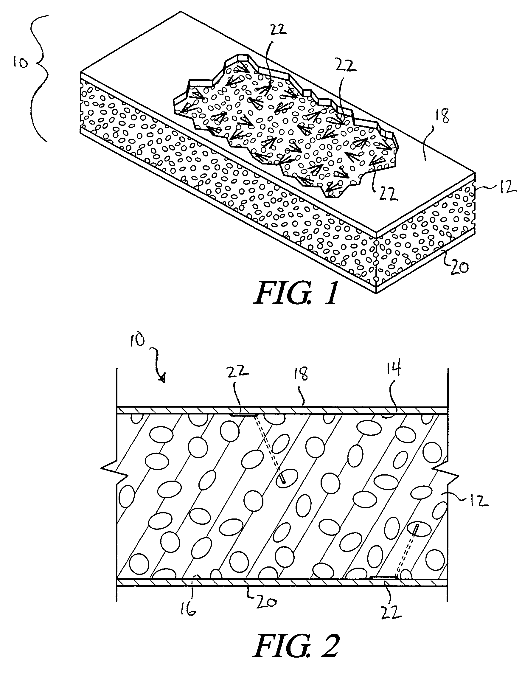 Laminated carbon foam sandwich for naval decking