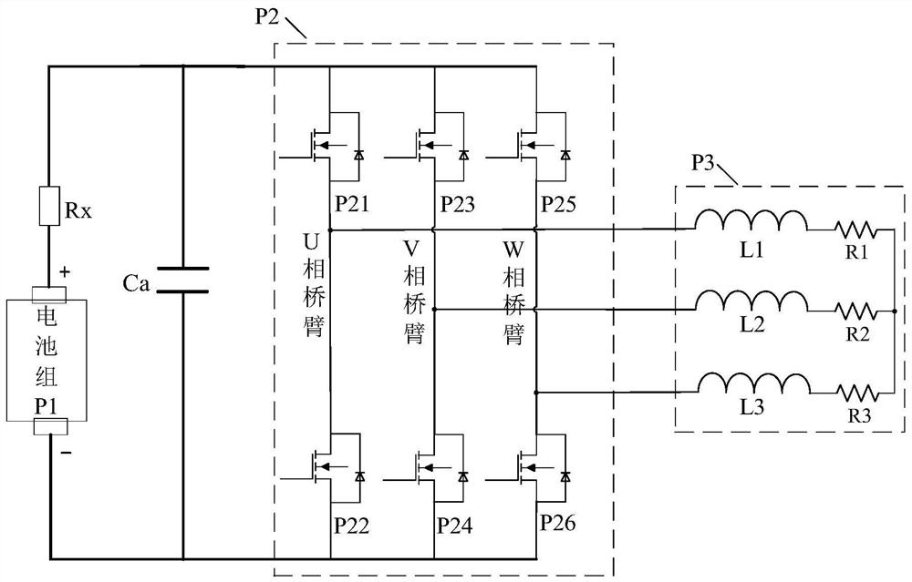 Switch control device and method, motor controller and battery pack heating control system