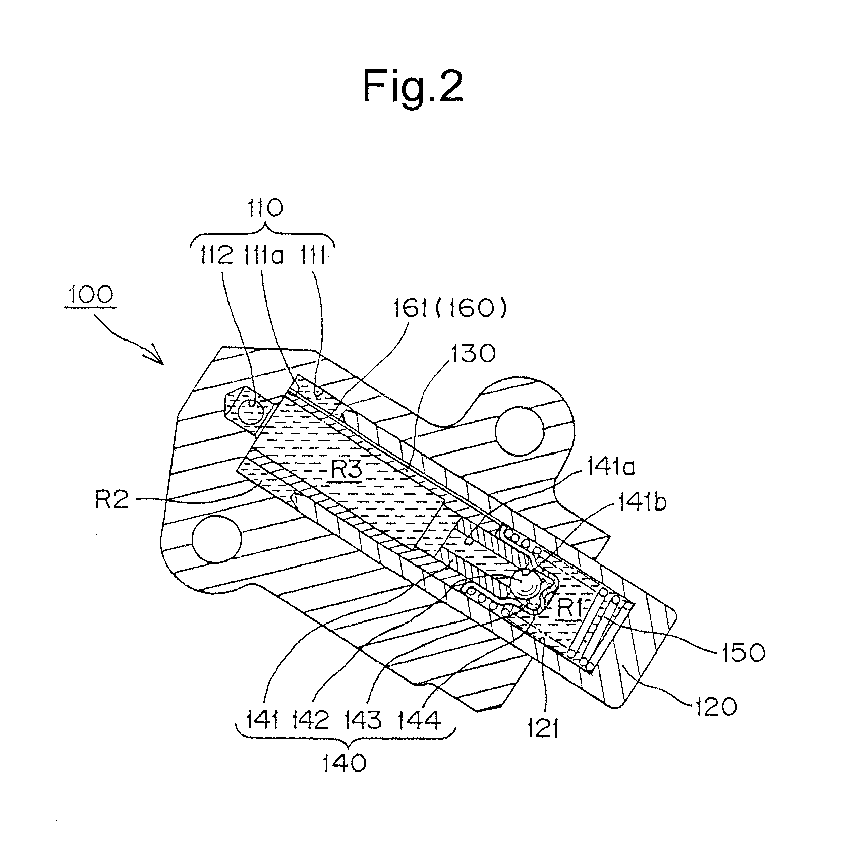 Downward angle settable hydraulic tensioner