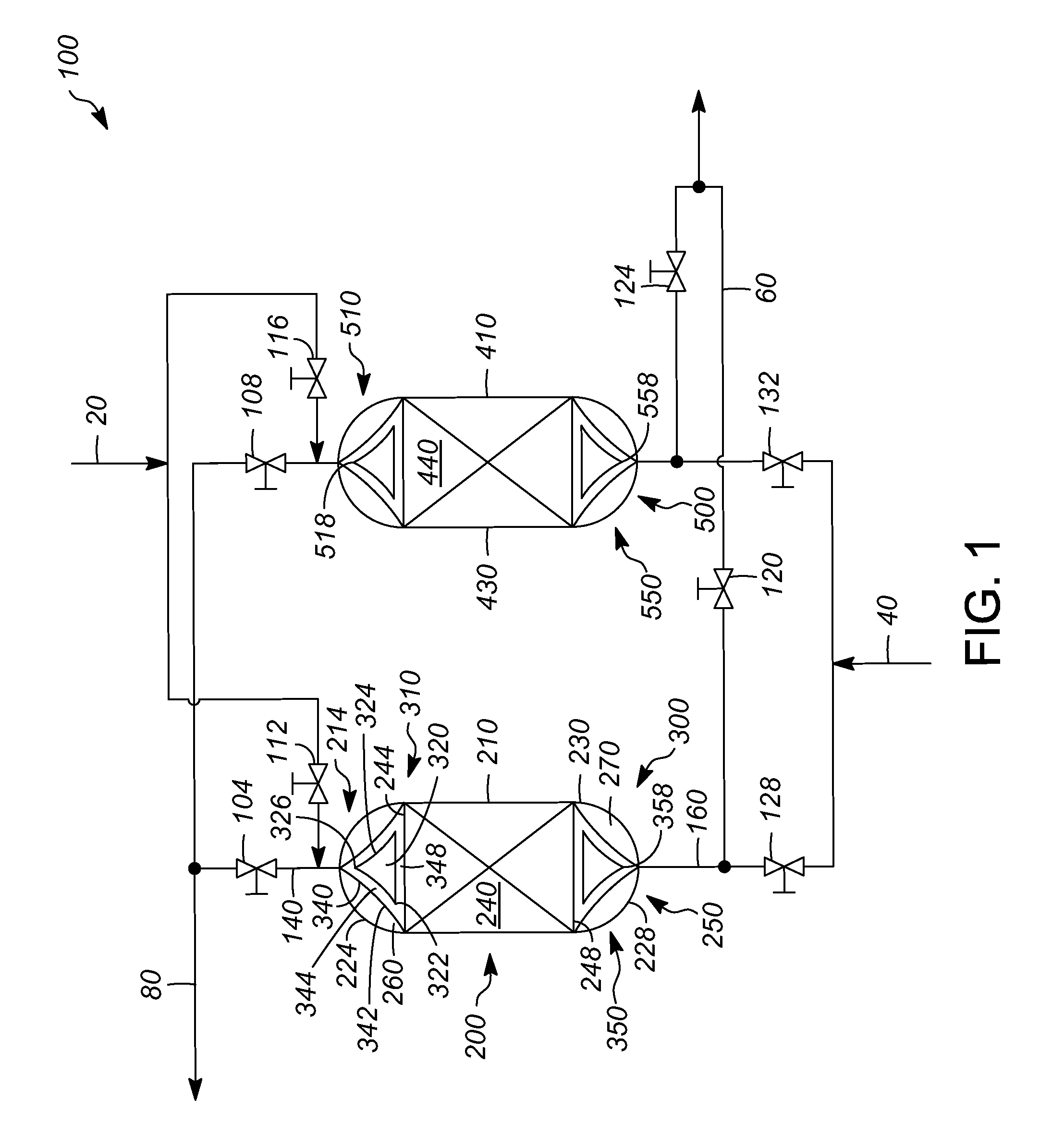 Vessel, system, and process for minimizing unequal flow distribution