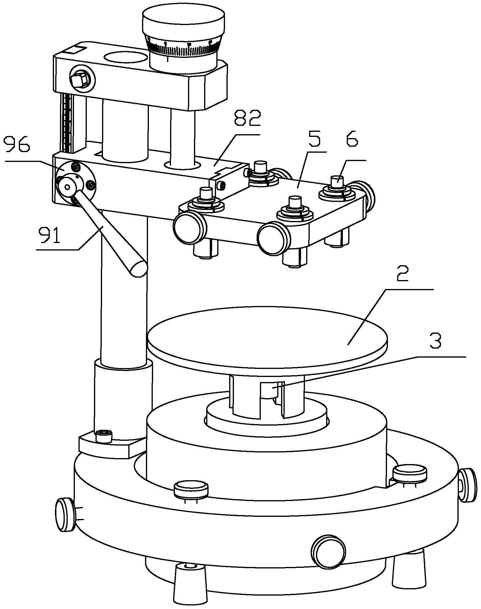 Electric eddy transducer dynamic calibration device