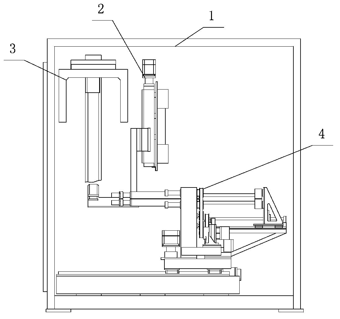 X-ray inspection machine and tire expanding rotation driving method thereof