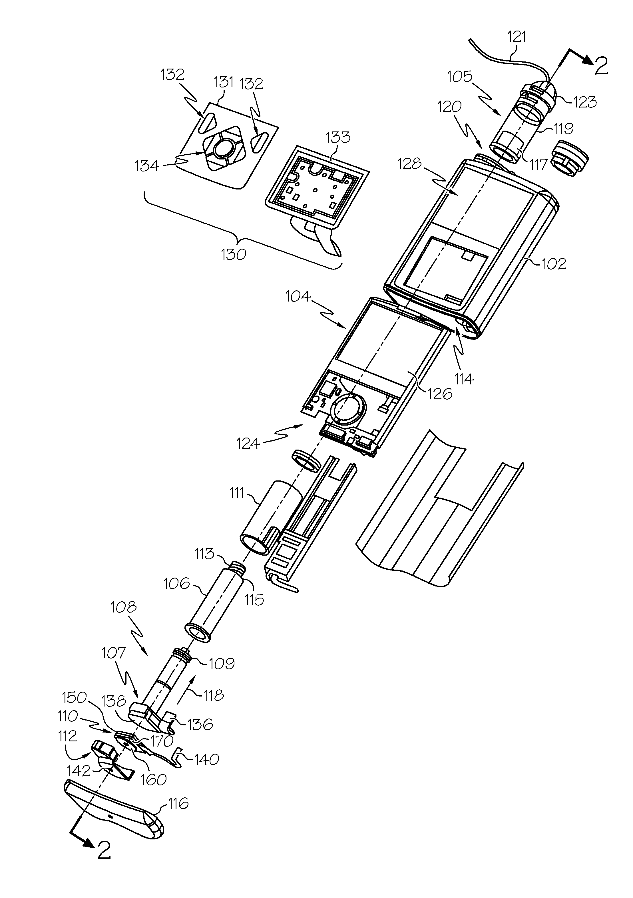 Sensor assembly and medical device incorporating same