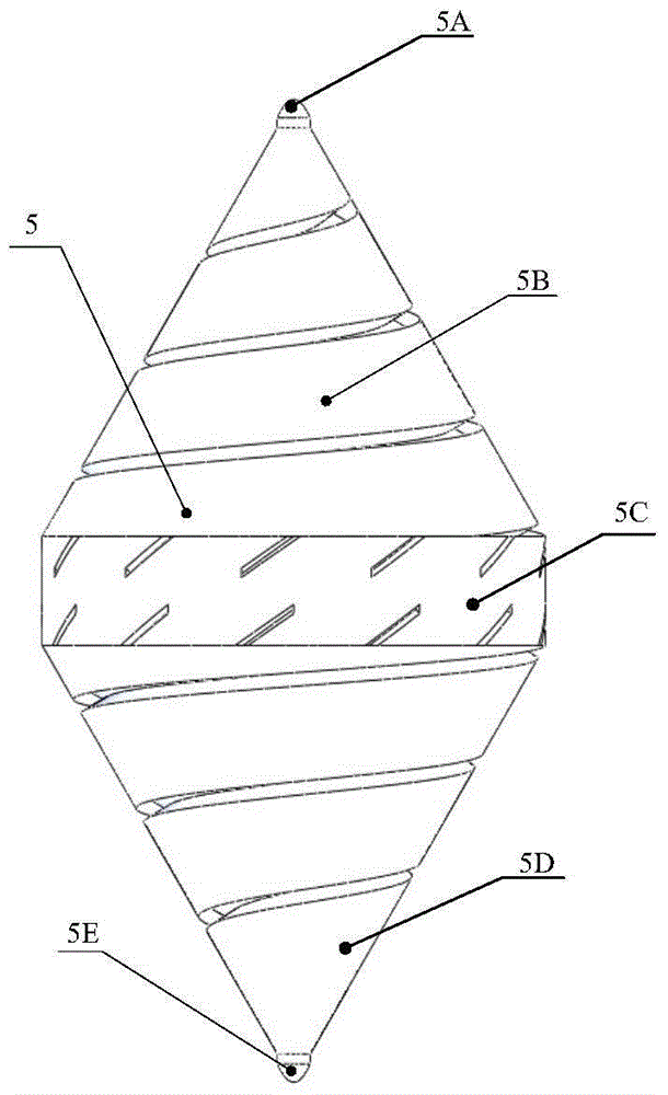 A magnetic fluid coupling passive suspension axial flow pump