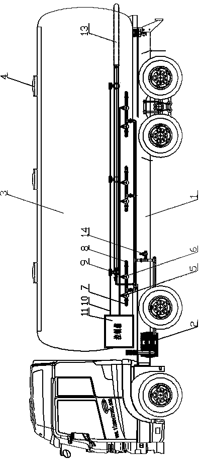 Powder and particle material transport vehicle