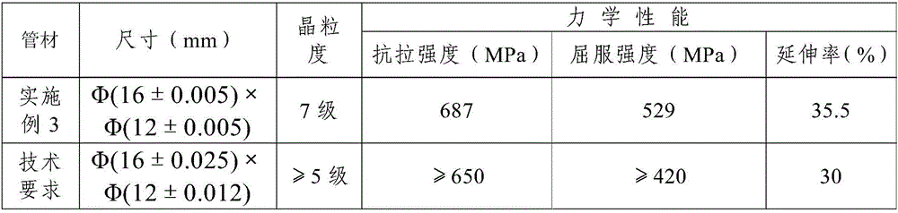 Processing method for improving quality of inner surface of austenite stainless steel tube