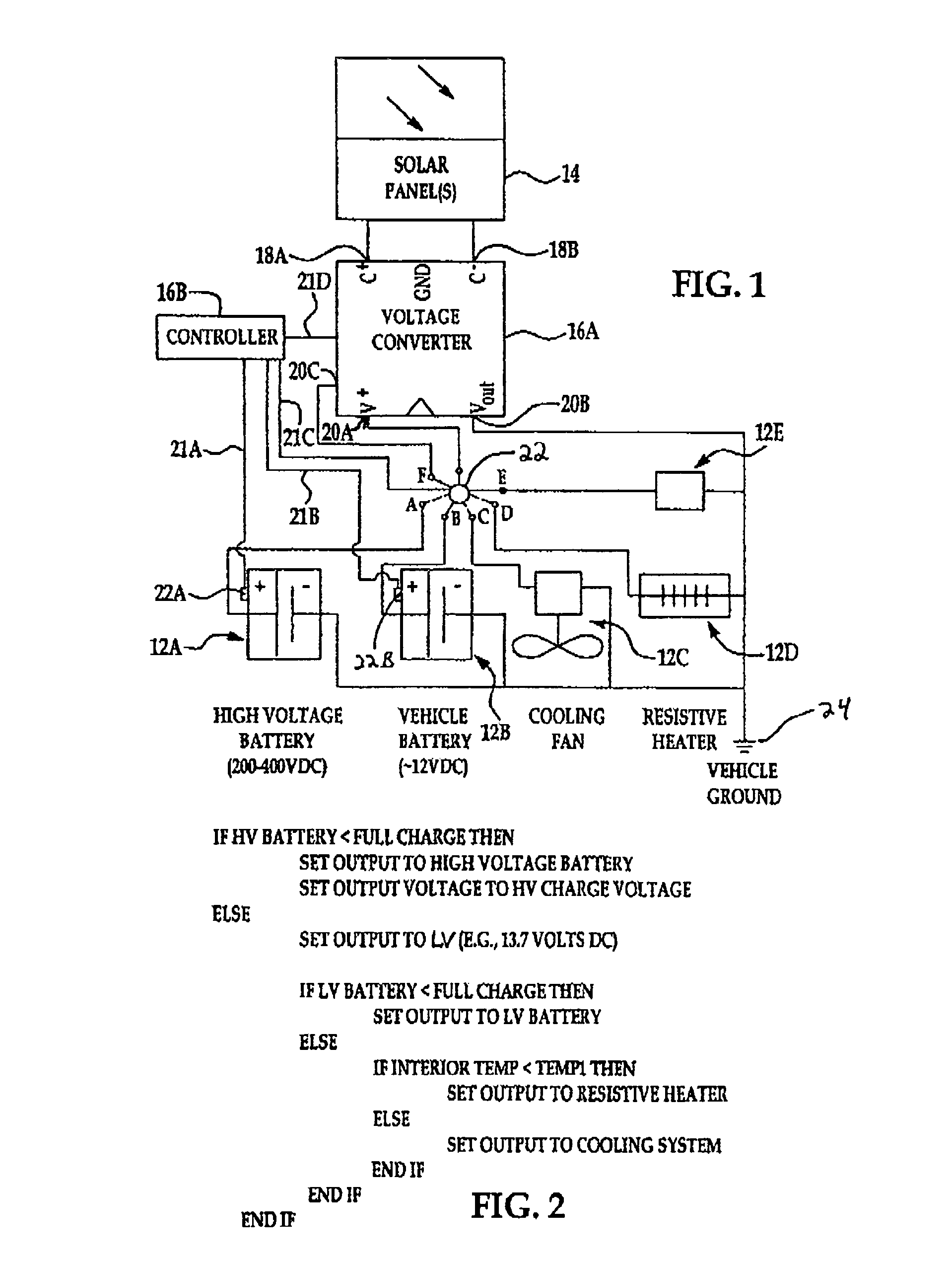 Solar charged hybrid power system