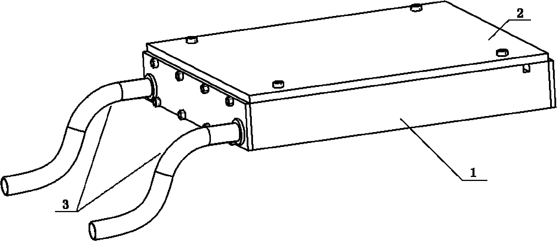 Integral cooling device for high-power optical fiber laser or amplifier