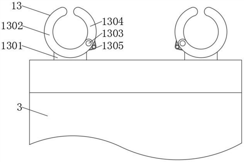 Multi-curvature adjusting type supporting arm structure of industrial robot and application method thereof