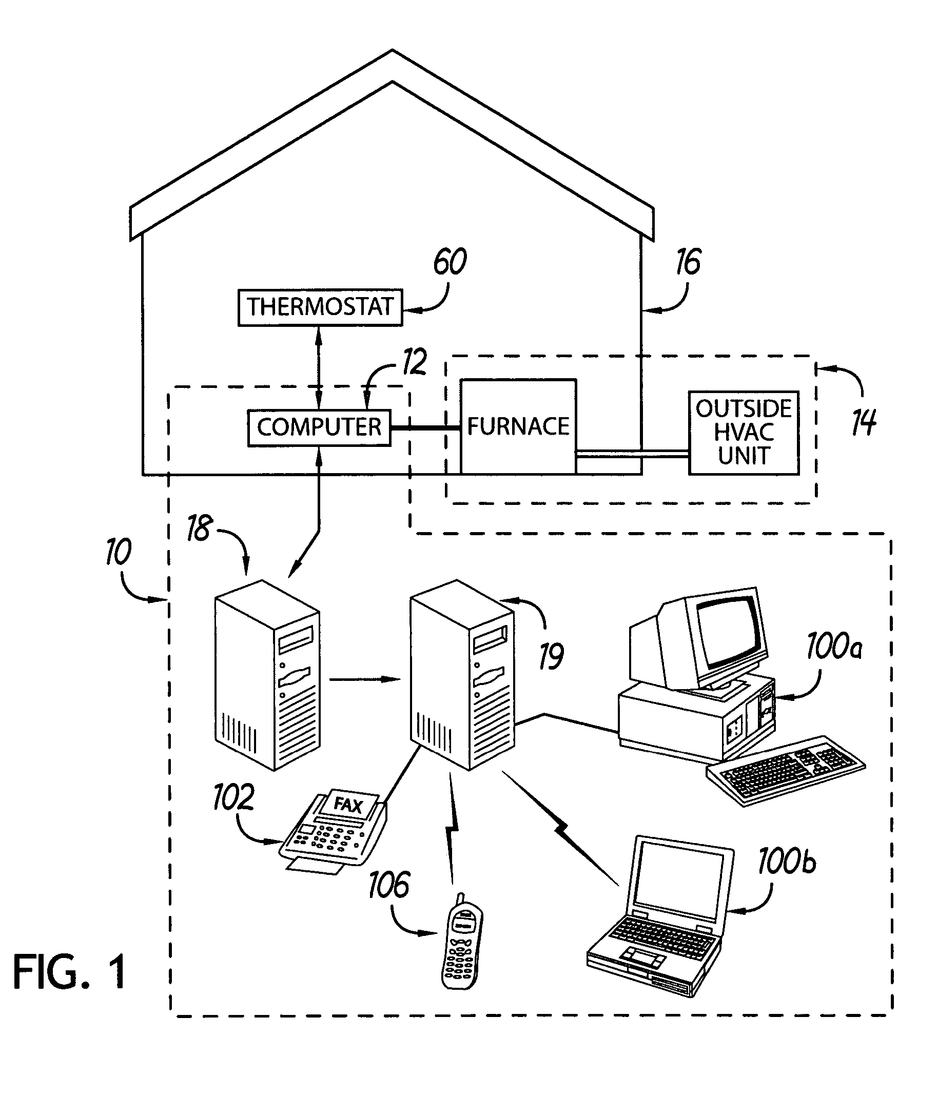 HVAC/R monitoring apparatus and method